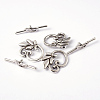 Leaf Tibetan Style Alloy Toggle Clasps LS-LF0676Y-4