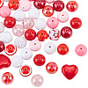 50Pcs Mixed Styles Acrylic Beads Sets SACR-PA0001-22-1