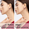 30Pcs 6 Colors Acrylic Ear Nuts FIND-SC0001-18-6