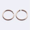 925 Sterling Silver Open Jump Rings STER-F036-02RG-1x5mm-2