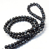 Baking Paint Glass Round Bead Strands DGLA-Q019-6mm-73-3