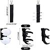 4Pcs 2 Style PU Leather Golf Tee Holder AJEW-FH0002-05-3