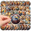 50Pcs Animal PVC Waterproof Stickers PW-WG10A88-01-4