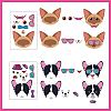 48 Sheets 8 Styles Paper Make a Face Stickers DIY-WH0467-002-3