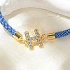 Adjustable Nylon Cord Bracelets BJEW-C096-01G-08-2