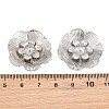 Brass Filigree Cabochons KK-CBACEE9-02D-P-3