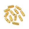 Brass Screw Clasps KK-G186-G-1