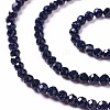 Synthetic Blue Goldstone Beads Strands G-L581A-004A-2