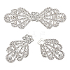 2Sets Alloy Interlocking Clasps FIND-BC0013-45B-1