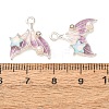 Alloy & Crystal Rhinestone & Enamel Pendants RB-CBAC8D9-02S-01-3