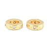 Brass Micro Pave Clear Cubic Zirconia Beads KK-CBA78C7-25G-1