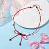 Glass Seed Pendants Necklaces for Women NJEW-MZ00031-03-2