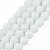 Synthetic Luminous Stone Round Beads Strands X-G-T136-01A-08-2