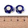 Handmade Lampwork Core European Beads LAMP-Q042-02B-4