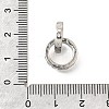 Brass Micro Pave Clear Cubic Zirconia Beads KK-V008-14A-P-3