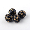 Round Plating Acrylic Beads PACR-Q102-197B-1