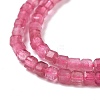 Natural Pink Tourmaline Beads Strands G-C009-B20-4