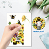 8 Sheets 8 Styles PVC Waterproof Wall Stickers DIY-WH0345-047-3