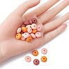 20Pcs 4 Colors Food Grade Eco-Friendly Silicone Focal Beads SIL-YW0001-12C-4