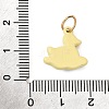 Printed 304 Stainless Steel Pendants SA-CBA59B8-02K-G-3