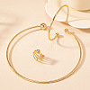 Iron Cuff Bangle & Rings & Collar Necklaces Sets for Women FS-WG38B2A-01-3