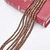 HOBBIESAY 6 Strands 2 Style Natural Coconut Shell Rondelle Bead Strands COCB-HY0001-01-4