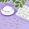 20Pcs 2 Colors Eco-Friendly Brass Watch Band Clasps KK-FH0007-67-6
