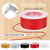 5Rolls 5 Colors 3-ply Nylon Milan Cord OCOR-OC0001-40A-2