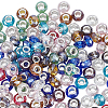 70Pcs Pearlized Glass European Beads GPDL-PA0001-02-7