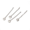 304 Stainless Steel Curb Chain Extenders STAS-P320-04P-3