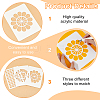1 Set Acrylic Drawing Painting Stencils Templates DIY-BC0014-33A-4