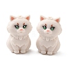 Persian Cat Shape Food Grade Silicone Focal Beads SL-CBAAE23-02-1