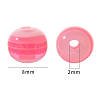 50Pcs Transparent Stripe Resin Beads RESI-YW0001-02F-3