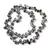 Electroplated Glass Beads EGLA-K062-01B-HP02-2