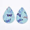 PU Leather Big Pendants X-FIND-R072-10-C01-1