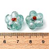 Handmade Silver Foil Glass Lampwork Beads FOIL-T001-02L-2