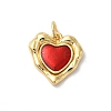 Rack Plating Brass Enamel Pendants KK-Z056-39G-02-1