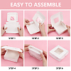 Marble Print Paper Candy Storage Box CON-WH0084-92A-4