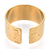 304 Stainless Steel Open Cuff Finger Ring Components LS-STAS-WH0047-69G-2