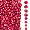 8 Strands 4 Styles Opaque Solid Color Glass Beads Strands EGLA-LT0001-04C-6