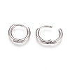 304 Stainless Steel Huggie Hoop Earrings EJEW-G272-02-8mm-P-3