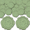 100Pcs Adhesive Wax Seal Stickers DIY-CP0010-54F-1