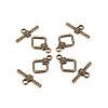 Tibetan Style Toggle Clasps TIBEB-A101564-AB-FF-2