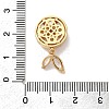 Brass Pave Clear Cubic Zirconia Multi-Strand Links KK-Z131-06G-3