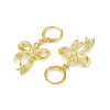 Bowknot Alloy Hoop Earrings EJEW-JE06357-02-3