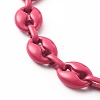 Alloy Coffee Bean Chain Necklaces NJEW-JN03471-6