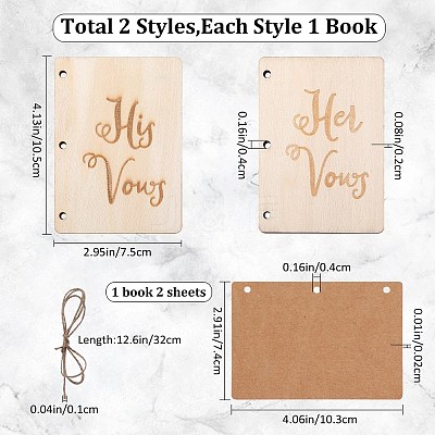 Creative Wooden Greeting Cards DIY-WH0349-171D-1