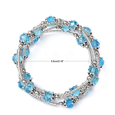 Fashion Wrap Bracelets BJEW-JB00628-07-1