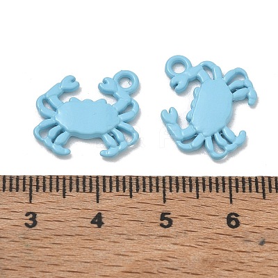 Spray Painted Alloy Pendants AL-CBA5D51-01A-1