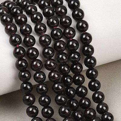 Garnet Round Beads Strands G-O081-03-6mm-1